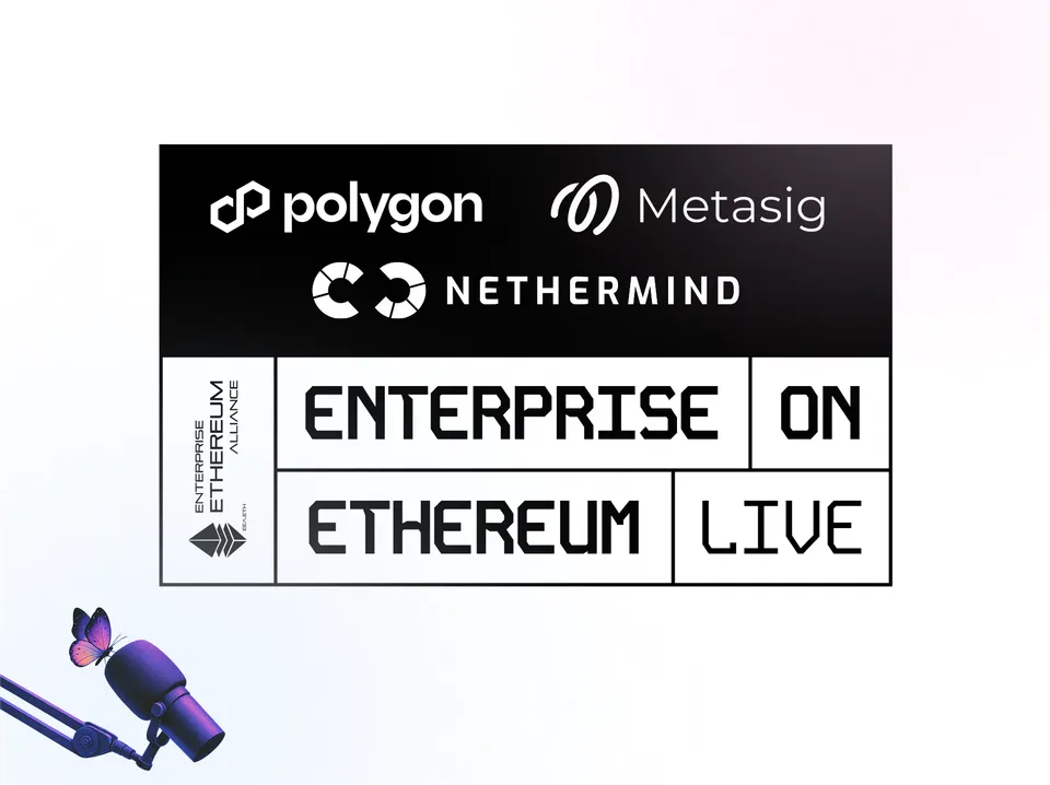 Artwork for Polygon, Nethermind and Metasig on Institutional Ethereum